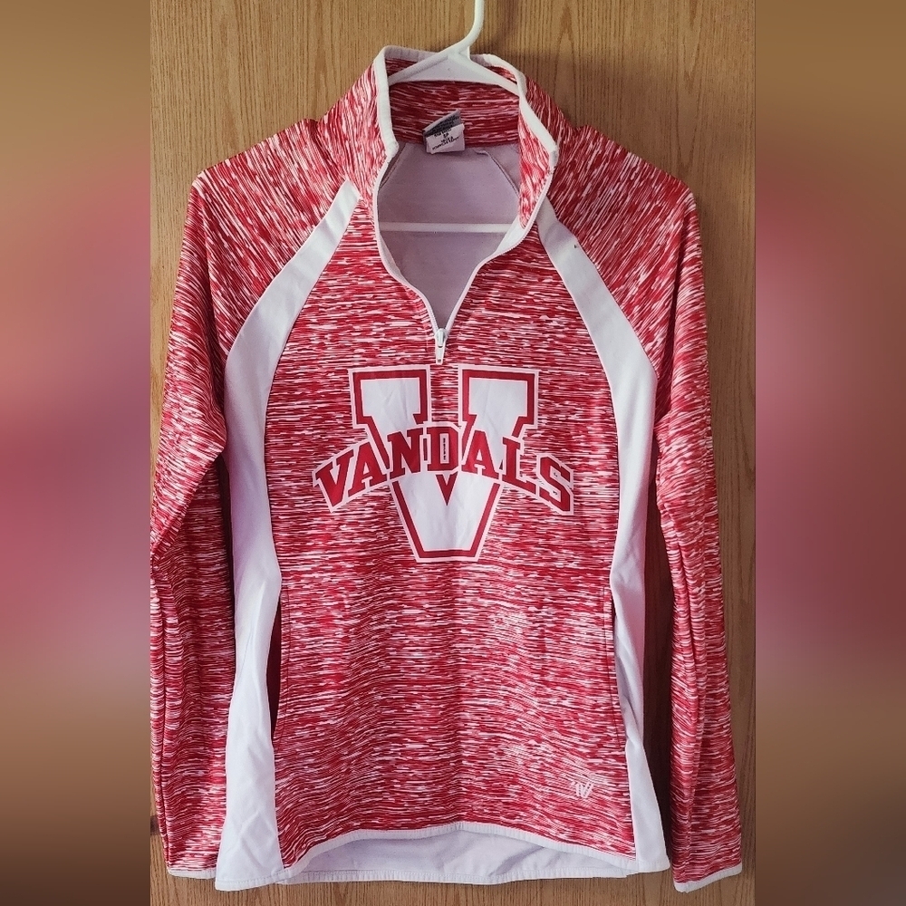 Women's Red and White Jacket